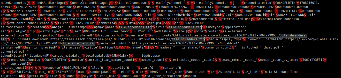 attachment in db